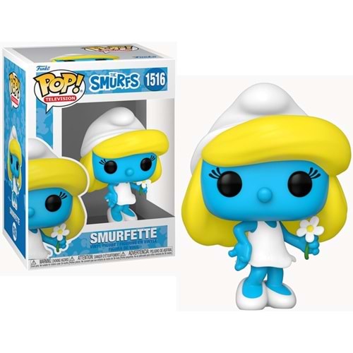 Funko POP TV: Smurfs- Smurfette w/CH