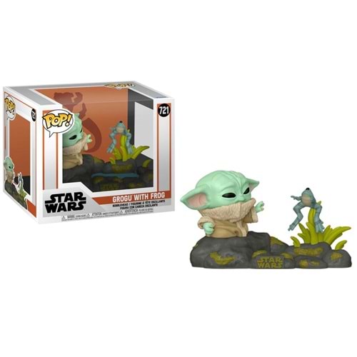 Funko POP Deluxe: The Mandalorian – Din Grogu w/Frog