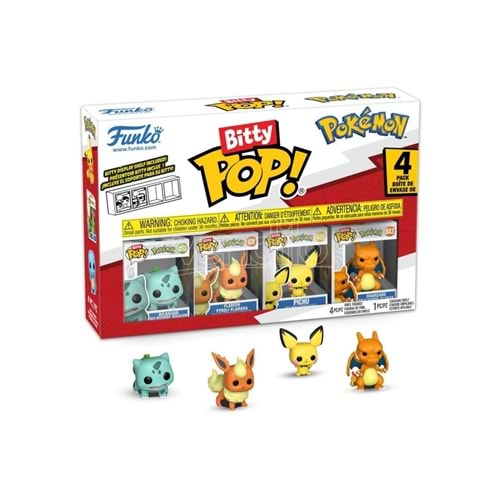 Funko Bitty POP: Pokemon- Bulbasaur 4'lü Paket