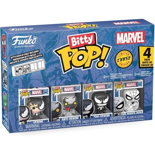 Funko Bitty POP Spider-Man Venom 4'lü Paket Chase