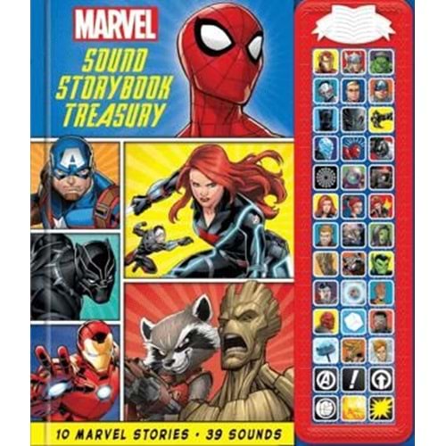 Marvel: Spider-man, Avengers, Black Panther, And More! Sound Storybook Treasury - Pi Kids - Kolektif