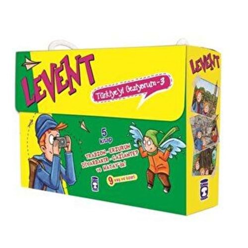 Levent Türkiyeyi Geziyorum 03 Set 5 Kitap Takım - Mustafa Orakçı