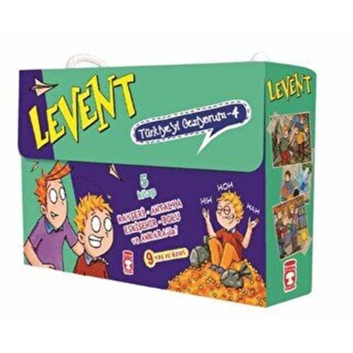 Levent Türkiyeyi Geziyorum - 4 (5 Kitap) - Mustafa Orakçı - Tima