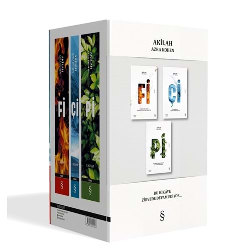 Azra Kohen Seti 3 Kitap Takım Kutulu - Akilah Azra Kohen - Everest