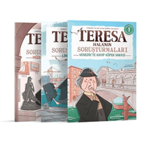 Görsel, Mantıksal ve Bilişsel Beceri Etkinlik Seti (7-9 Yaş) - Teresa Hala'nın Soruşturmaları 1-2-3 (Çıkartmalı)KolektifDomingo Yayınevi