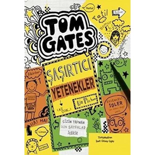 Tom Gates 10 Şaşırtıcı Yetenekler Ciltli - Liz Pichon - Tudem Yayınları