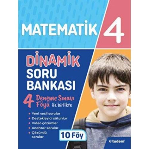 4. Sınıf Matematik Dinamik Soru Bankası - Kolektif - Tudem Yayınları