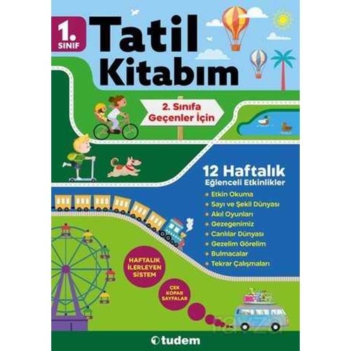 1.Sınıf Tatil Kitabım - Kolektif - Tudem Yay.