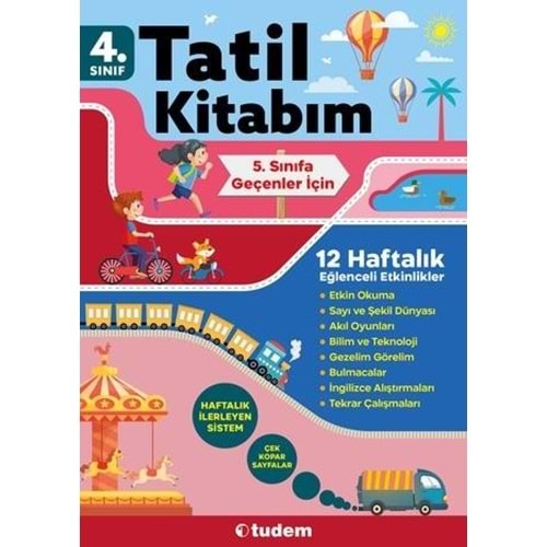 4. Sınıf Tatil Kitabım - Kolektif - Tudem Yayınları