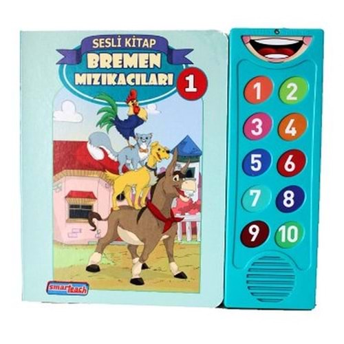 Bremen Mızıkacıları 1 Konuşan Sesli Kitaplar - Kolektif - Smarteach