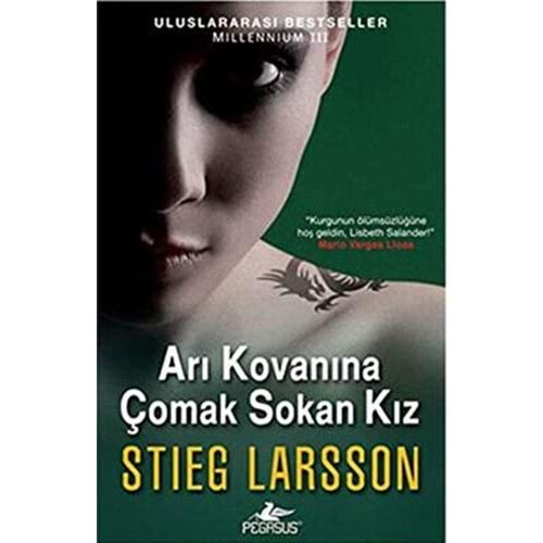 Arı Kovanına Çomak Sokan Kız Millennium Serisi 3 -Stieg LarssonPegasus