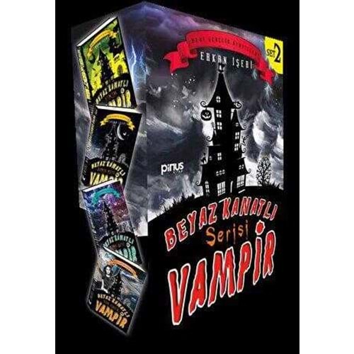 Beyaz Kanatlı Vampir Set 2 (4 Kitap) - Erkan İşeri - Pinus Kitap