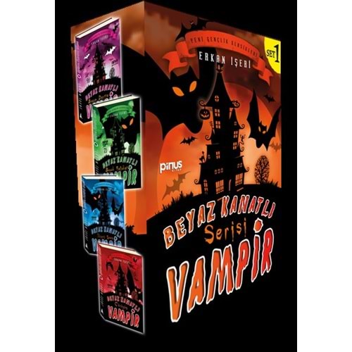 Beyaz Kanatlı Vampir Set 1 (4 Kitap) - Erkan İşeri - Pinus Kitap