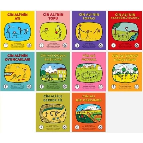 Cin Ali Serisi 10 Kitap - Rasim Kaygusuz - Cin Ali Yayınları