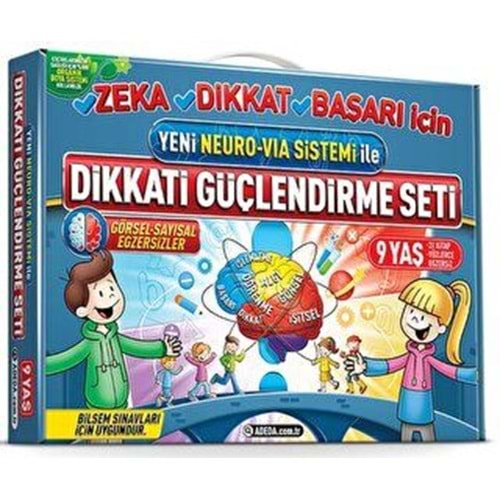 Dikkati Güçlendirme Seti 3. Sınıf 9 Yaş - Osman Abalı - Adeda