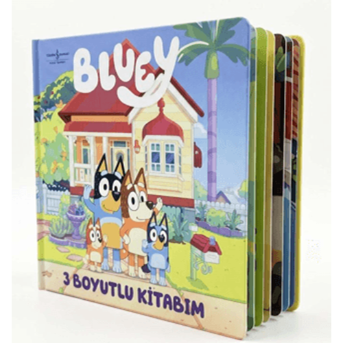 Bluey – 3 Boyutlu Kitabım CİLTLİ -- Kolektif - İş Bankası Kültür Yayınları