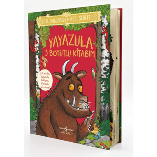 Yayazula 3 Boyutlu Kitabım CİLTLİ - Julia Donaldson - İş Bankası Kültür Yayınları