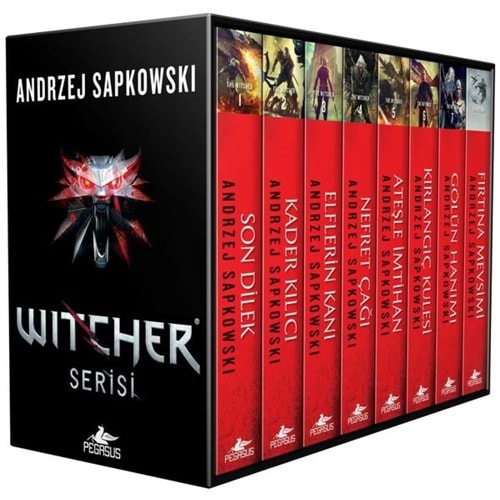 The Witcher Serisi Kutulu Özel Set (8 Kitap) - Andrzej Sapkowski - Pegasus Yayınları