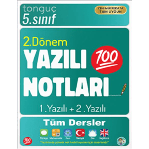 5. Sınıf Yazılı Notları 2. Dönem 1 ve 2. Yazılı - Kolektif - Tonguç Akademi