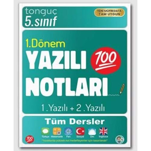 5. Sınıf Yazılı Notları 1. Dönem 1 ve 2. Yazılı - Tonguç Akademi