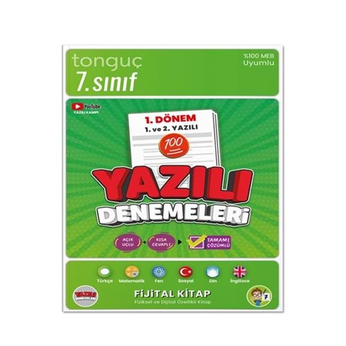 7. Sınıf Yazılı Denemeleri 1. Dönem 1 ve 2. Yazılı - Tonguç Akademi