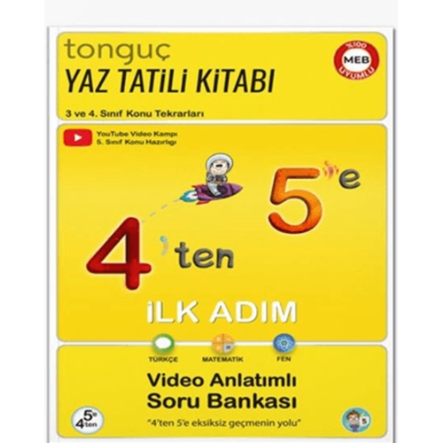 4'ten 5'e Hazırlık Kitabı - Kolektif - Tonguç Akademi