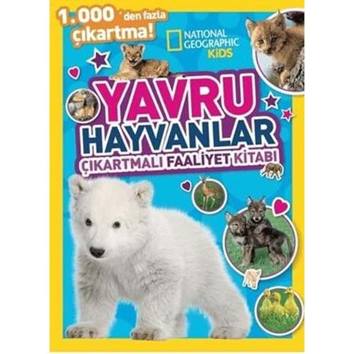 National Geographic Kids Yavru Hayvanlar Çıkartmalı Faaliyet Kitabı - Beta Kids