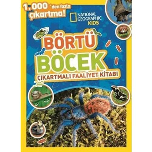 National Geographic Kids Börtü Böcek Çıkartmalı Faaliyet Kitabı - Kolektif - Beta Basım Yay.