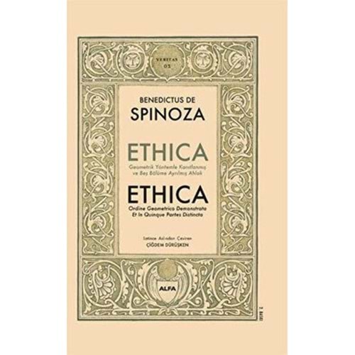 Ethica - Benedictus De Spinoza - Alfa Yayınları