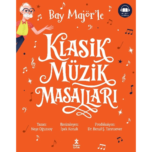 Klasik Müzik Masalları Tek Cilt Özel Baskı Turuncu (7 Kitap Bir Arada) CİLTLİ - Neşe Oğuzsoy - Doğan Çocuk