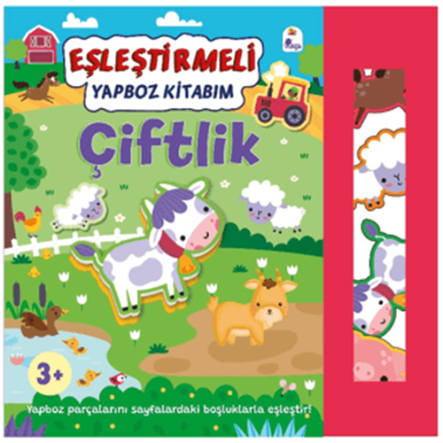 Eşleştirmeli Yap-Boz Kitabım: Çiftlik CİLTLİ - Kolektif - İndigo Çocuk