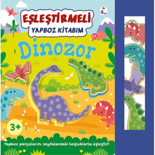 Eşleştirmeli Yap-Boz Kitabım: Dinozor CİLTLİ - Kolektif - İndigo Çocuk