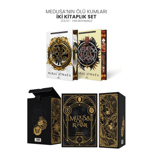 Medusa'nın Ölü Kumları Özel Baskı Seti 2 Kitap Takım Kutulu - Maral Atmaca - Ephesus Yayınları