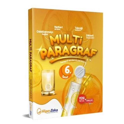 6. Snf Multi Paragraf Soru Bankası - Kolektif - Hiper Zeka Yayınları
