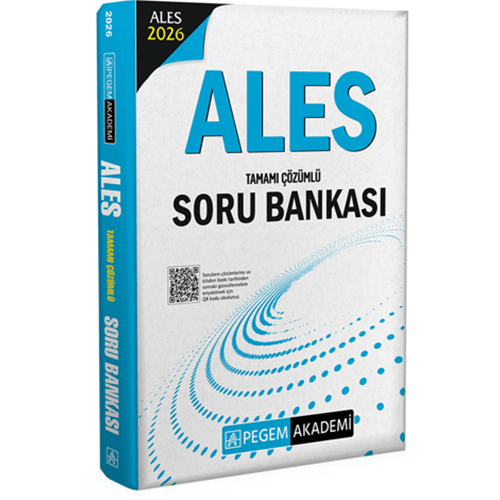 2026 ALES Tamamı Çözümlü Soru Bankası - Kolektif - Pegem Akademi Yayıncılık