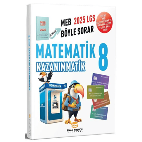 8. Sınıf Matematik Kazanımmatik Soru Bankası - Sinan Kuzucu