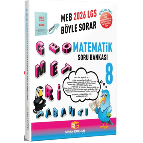 2026 8. Sınıf Geometri Tabanlı Matematik Soru Bankası Sinan Kuzucu