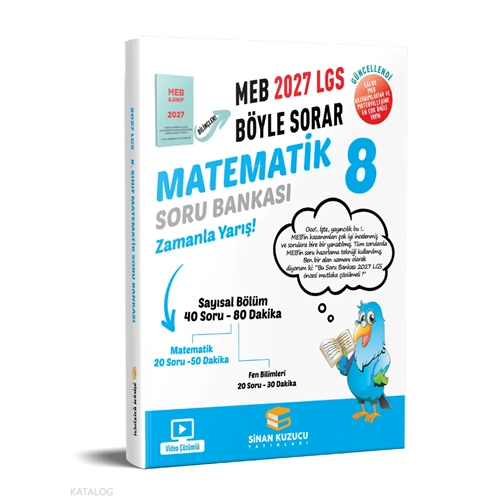 2027 8. Sınıf LGS Matematik Soru Bankası - Kolektif - Sinan Kuzucu