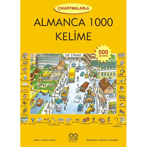 Çıkartmalarla Almanca - Heather Amery - 1001 Çiçek