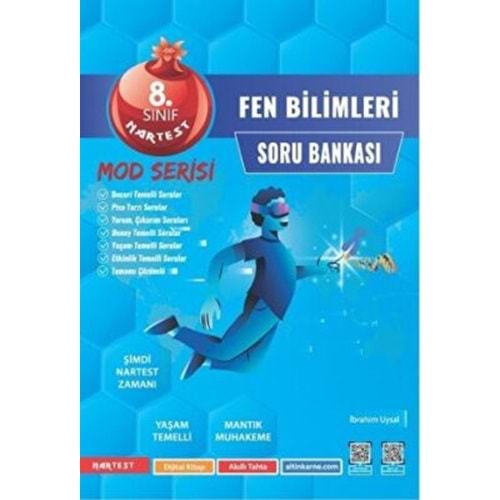 Nartest Yayınevi 8. Sınıf Mod Fen Bilimleri Soru Bankası - İbrahim Uysal - Nartest Yayınevi
