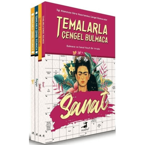 Temalarla Çengel Bulmaca Seti 4 Kitap Takım - Olimpos Yayınları