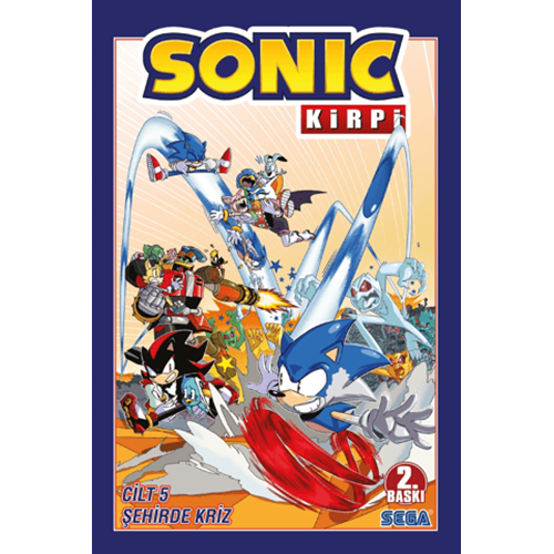 Kirpi Sonic Cilt 5 - Şehirde Kriz - Ian Flynn - Presstij Kitap