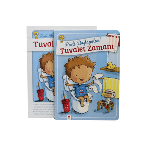 Tuvalet Zamanı - Erkekler İçin Tuvalet Eğitimi Kitabı (Ciltli) - Janet Hall - Uçan Fil Yayınları