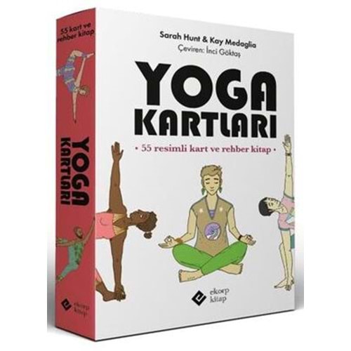 Yoga Kartları 55 Resimli Kart ve Rehber Kitap - Sarah Hunt - Ekorp Kitap