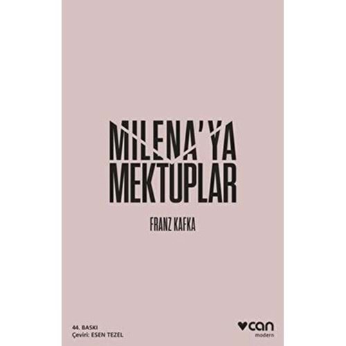 Milena'ya Mektuplar - Franz Kafka - Can Yayınları