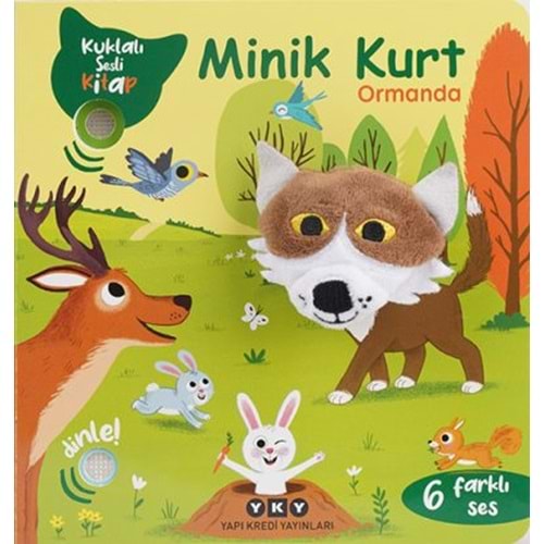 Kuklalı Sesli Kitap Minik Kurt Ormanda - Emilie Collet - Yapı Kredi Yayınları