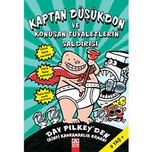 Kaptan Düşükdon ve Konuşan Tuvaletlerin Saldırısı - Dav Pilkey - Altın