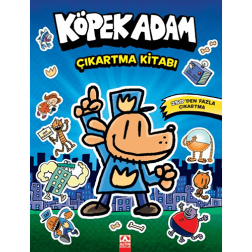 Köpek Adam Çıkartma Kitabı - Dav Pilkey - Altın Kitaplar