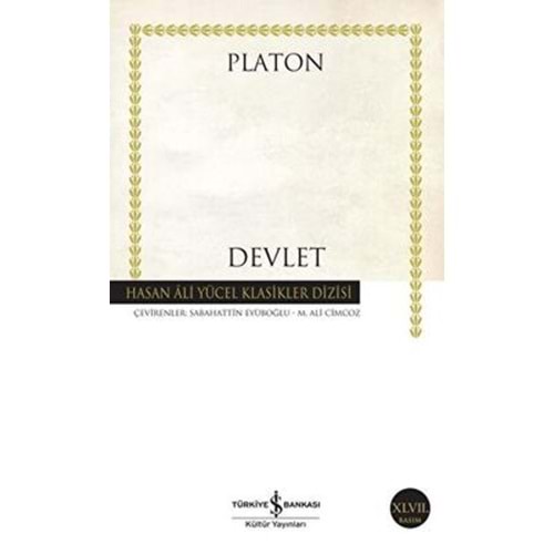 Devlet - Platon - İş Bankası Yay.