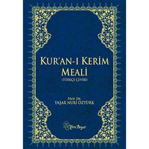 Kur'an Meali Büyük Puntolu - Yaşar Nuri Öztürk - Yeni Boyut